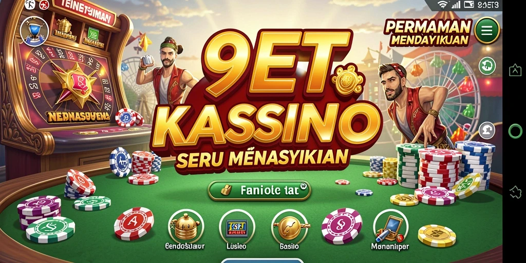 Gameplay menarik di 9ET menunjukkan pengalaman kasino yang otentik.