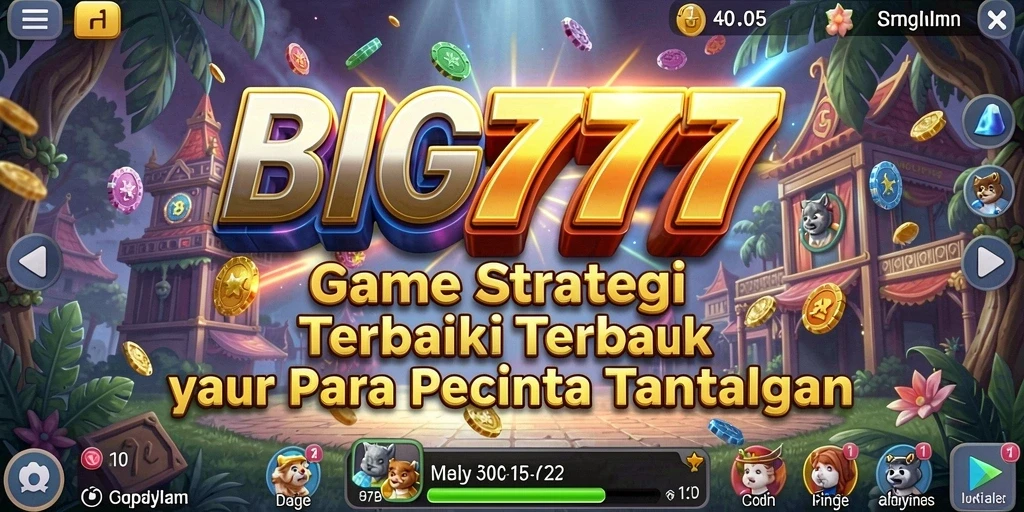 Tampilan gameplay <strong>BIG777</strong> yang menegangkan dan strategis.