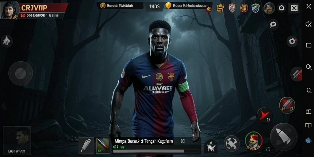 Gameplay menakutkan di dalam dunia CR7VIP yang mencekam.