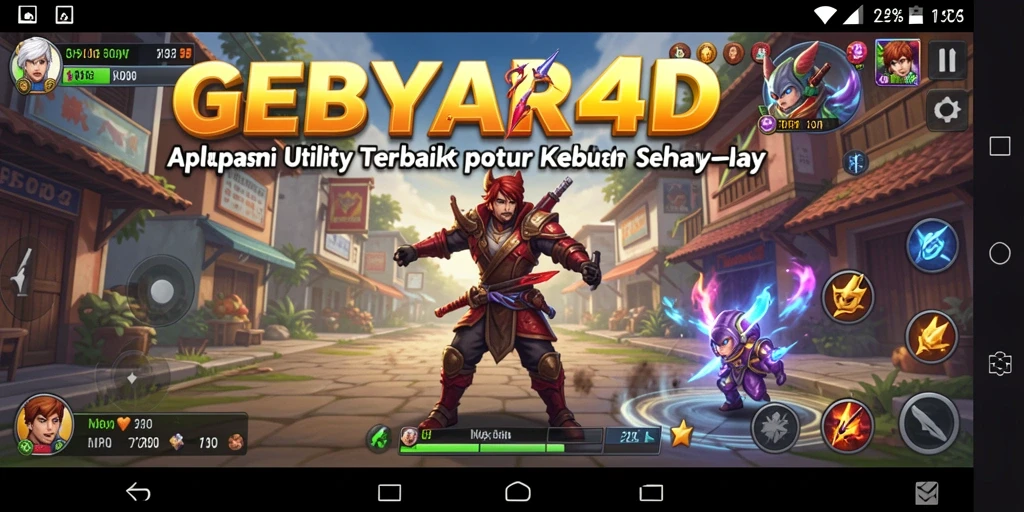 Screenshot aplikasi GEBYAR4D yang menampilkan fitur pengingat.