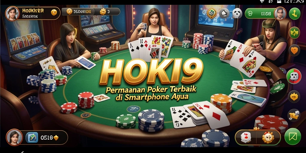 Screenshot HOKI9 menampilkan momen seru permainan Poker.