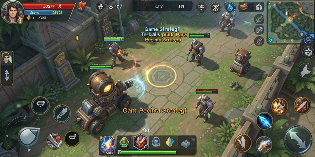 Tampilan gameplay <strong>JOS77</strong> menunjukkan aksi strategis yang mendebarkan.