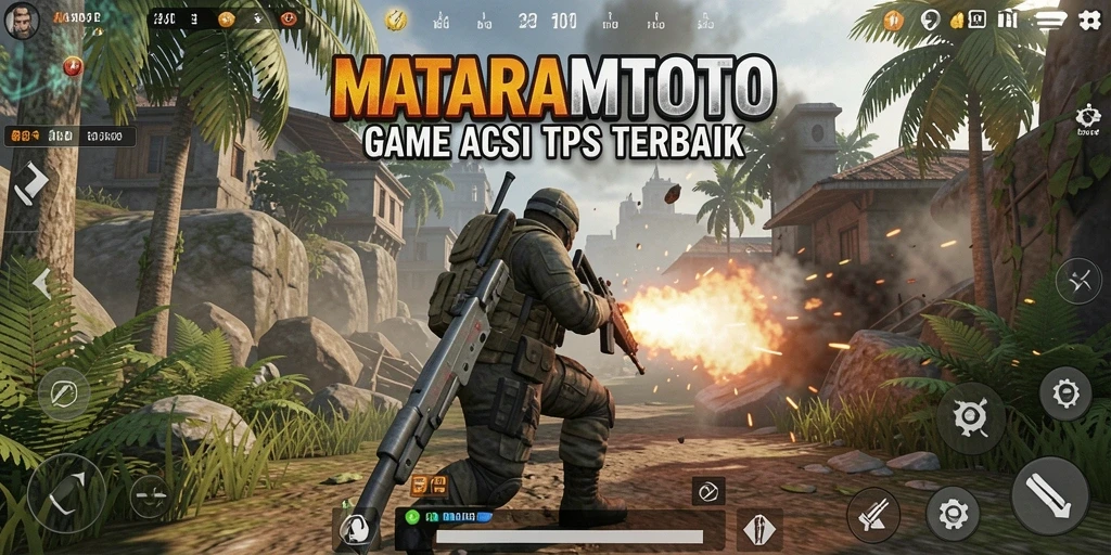 Tangkapan layar utama MATARAMTOTO menampilkan aksi menegangkan dalam permainan TPS.