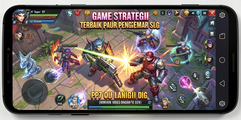 Tampilan gameplay menarik dalam PP7 menampilkan pertempuran strategis.