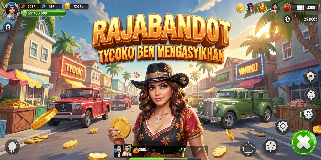 Tampilan gameplay RAJABANDOT yang seru dan menantang.