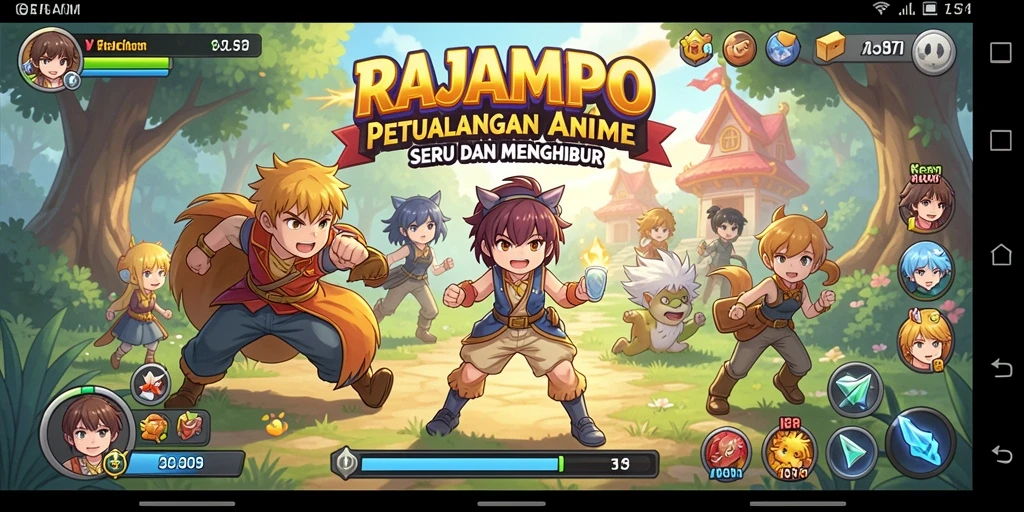 Tampilan gameplay <strong>RAJAMPO</strong> yang memukau dan mengasyikkan.