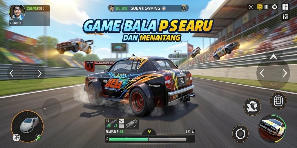 Gameplay balap seru dengan grafis yang menakjubkan di SOBATGAMING.