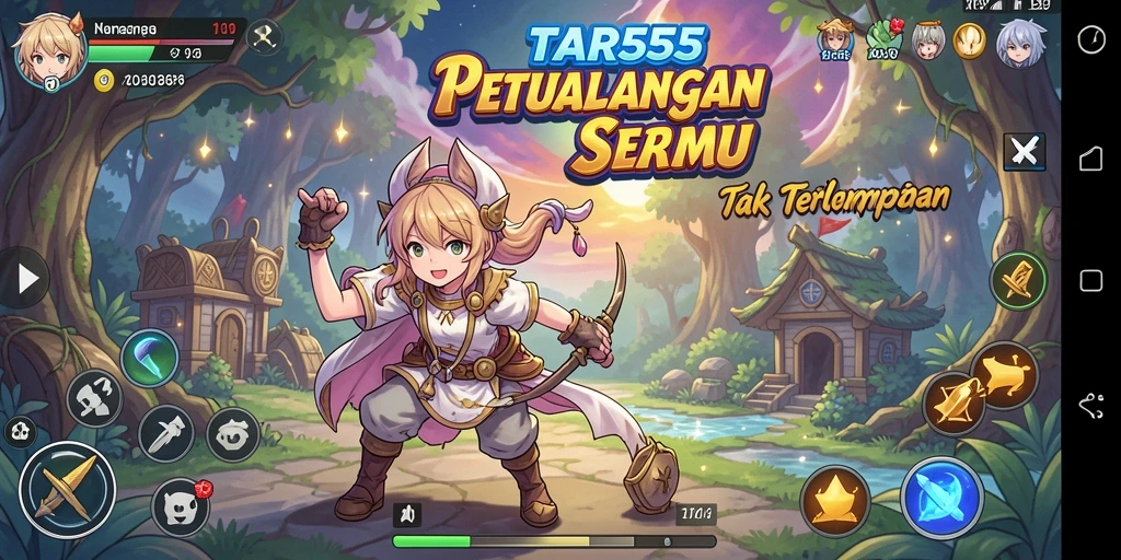 Tampilan menarik dari gameplay TAR555 yang mengagumkan.